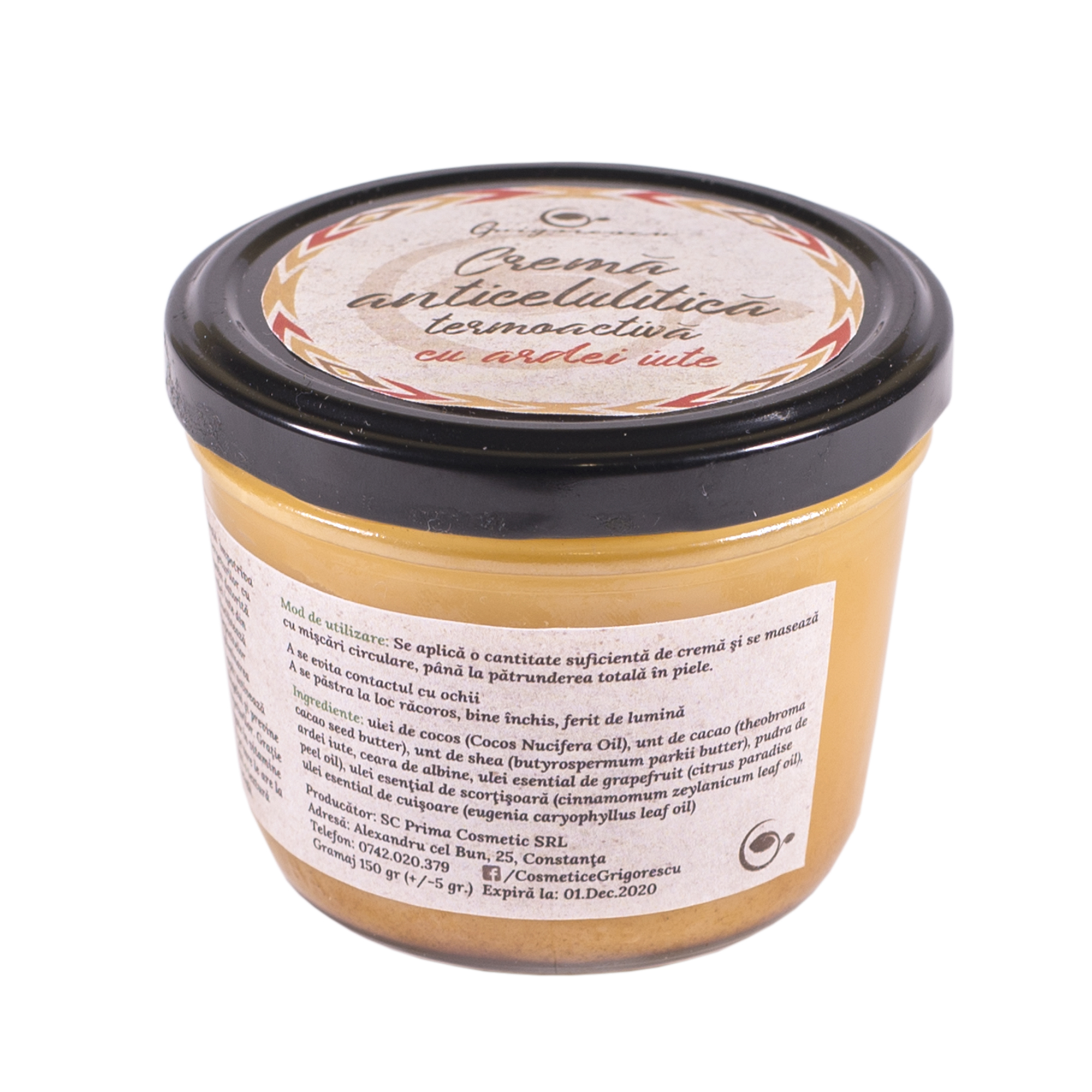 Cremă de corp termoactiva